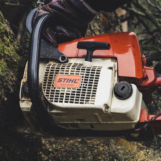 Set van 2 zwarte brandstoftanks en oliedoppen voor STIHL kettingzagen - Vervangingsonderdelen voor MS170, MS180, 017, 018 - Tuin en bosbouw accessoires — afbeelding 3