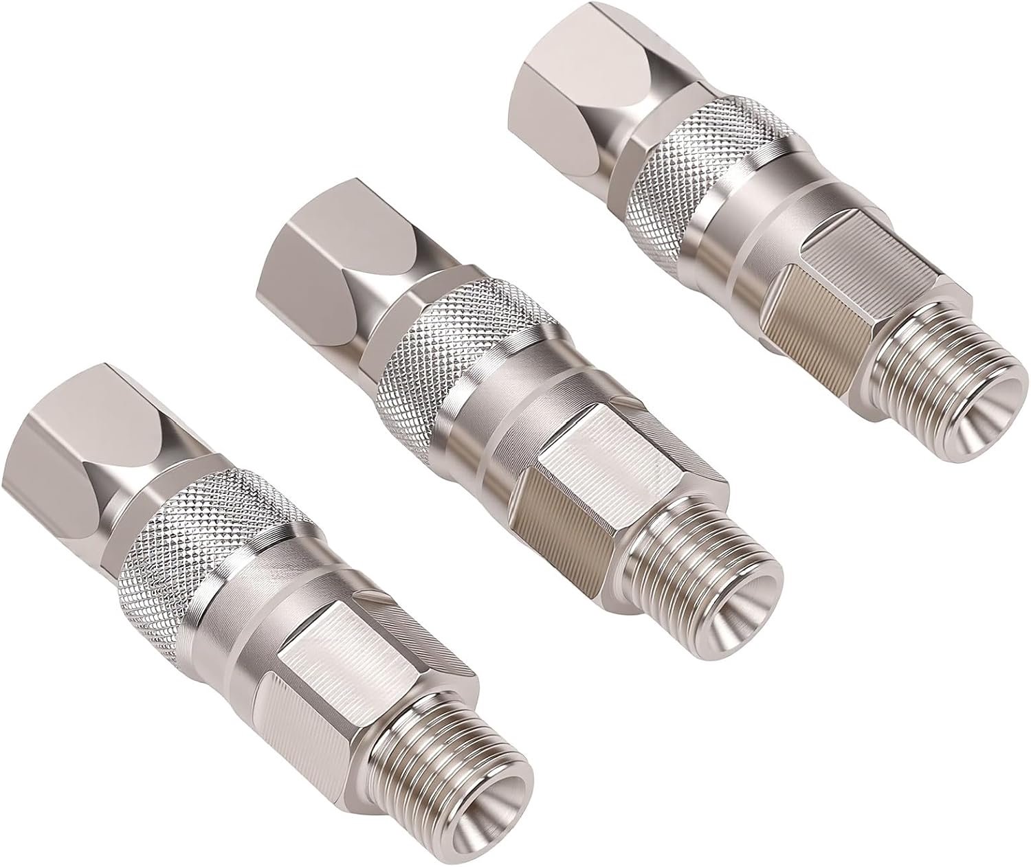 Hyuduo Airless Spuitapparaat Draaibaar 360 Graden, 1/4 Inch Roestvrijstalen