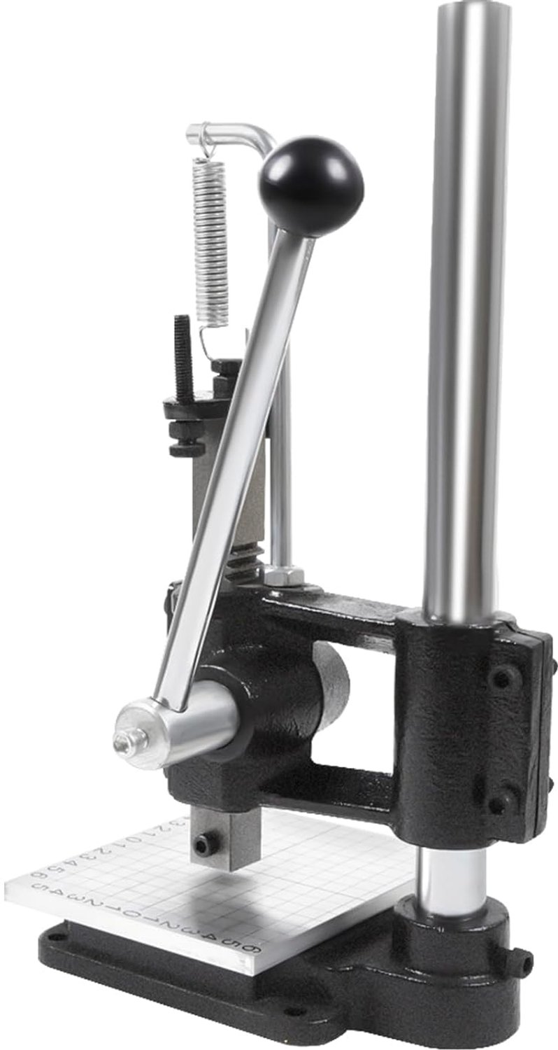 Stansmachine, gatpons, instelbare hoogte 0-16 cm, gattang voor leer, papier, stof en zachte kunststof — afbeelding 2