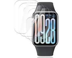 4 stuks Displaybeschermfolie voor Xiaomi Smart Band 10 pro – TPU, flexibel, HD-krasbestendig, aanraakgevoelig, eenvoudig aan te brengen