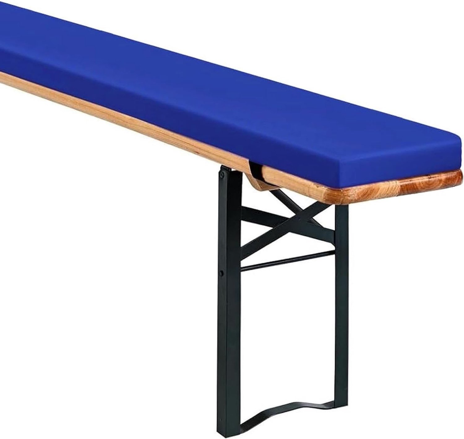 Bankkussen, waterafstotend, 150 x 30 x 3 cm, 3 cm dik, sponskussen met hoge dichtheid, voor gazon, tuin, terras, kantoor, café, afneembaar, wasbare hoes met rits