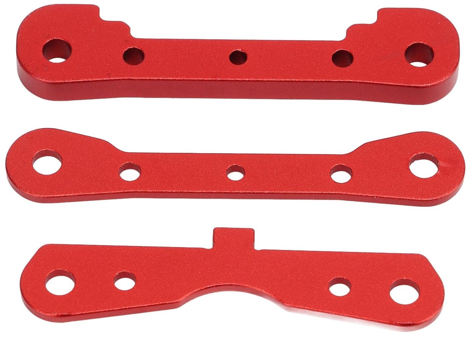 RC Auto Swing Arm Mount Set Aluminium Versterkte Swing Arm Vaste Mount Set voor 1/8 1/7 RC Auto Upgrade Accessoires Rood