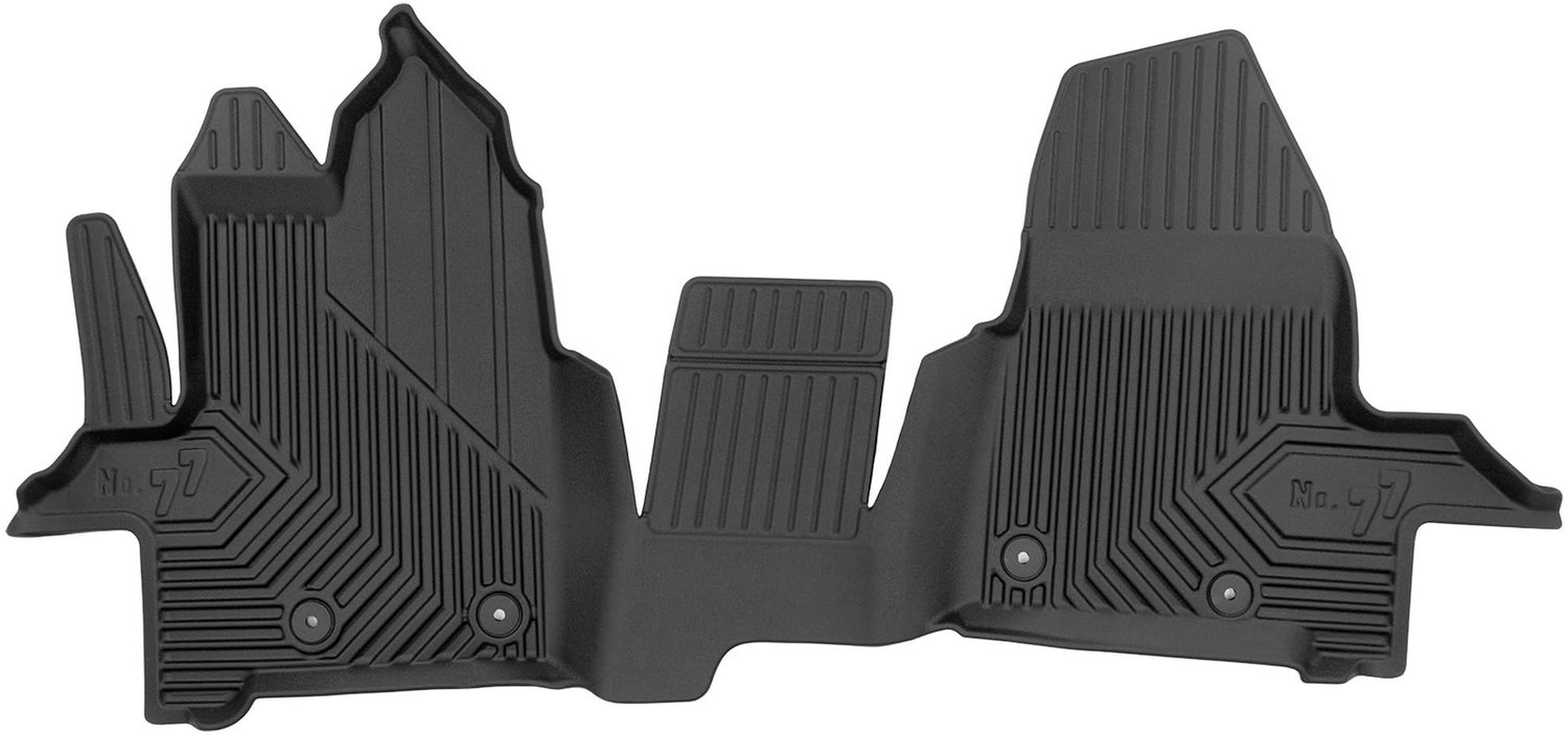 MOTOS Auto-vloermatten van rubber voor Ford Transit Custom I 2012-2023 Verbeter uw reiscomfort met Anti-Slip Mat Car No.77- Vloermatten voor alle weer