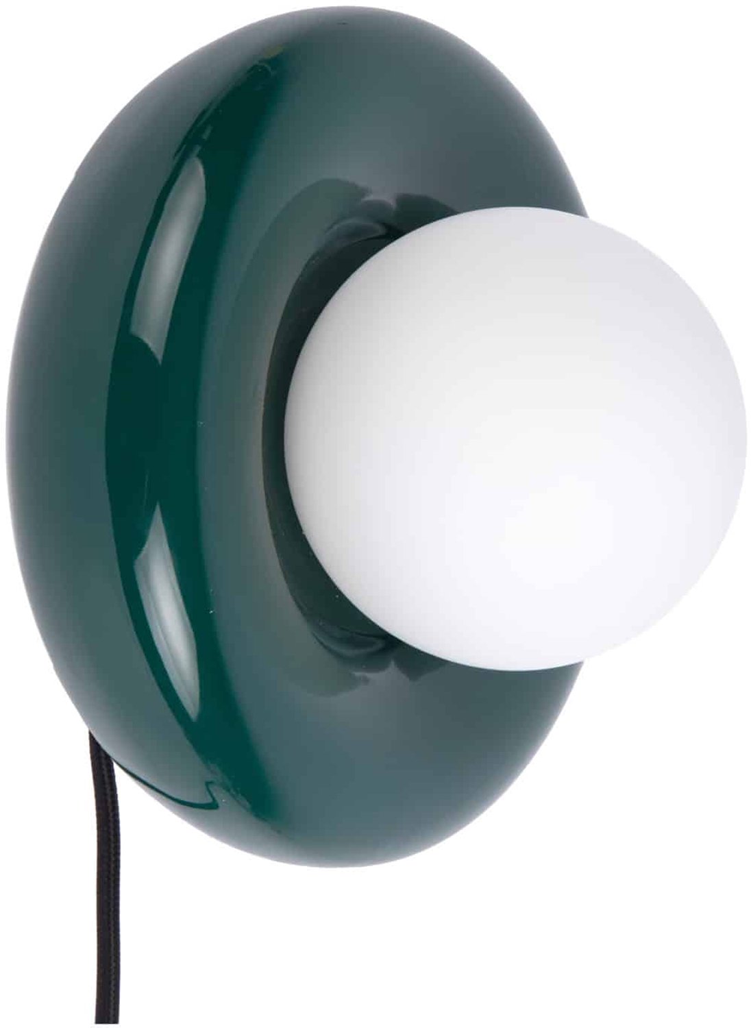 Leitmotiv Wandlamp Catania Ring - Diepgroen - 17x19x19cm - Binnen Scandinavisch