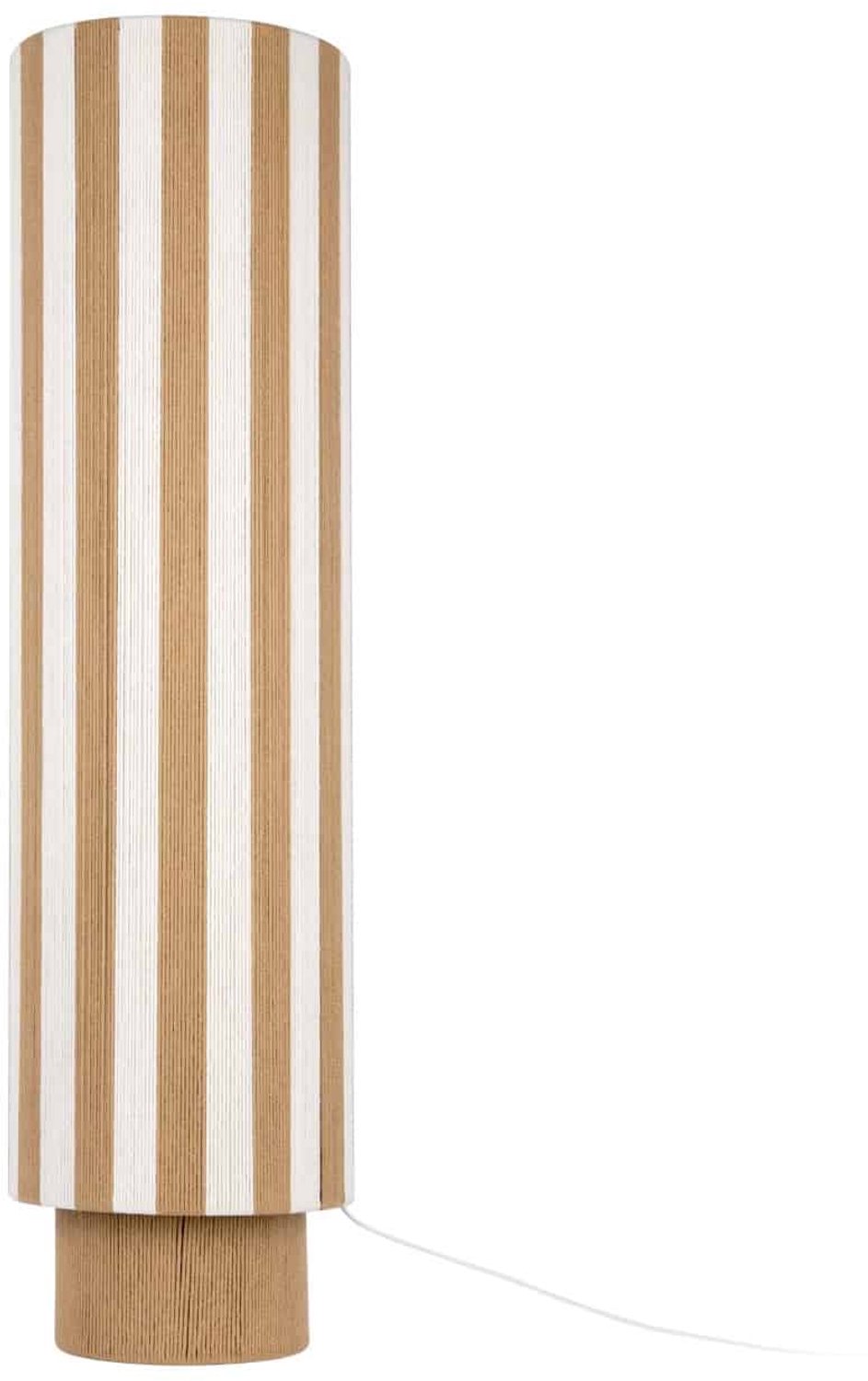 Leitmotiv Vloerlamp Vienna Stripes - Naturel - 28x28x106cm - Scandinavisch - Staande lampen voor Woonkamer - Slaapkamer