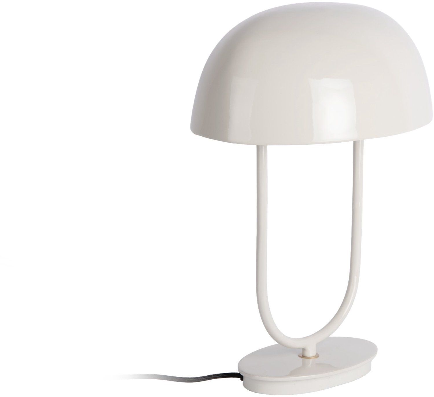 Leitmotiv Tafellamp Cadiz Ovoid - Gebroken wit - 32x32x45cm - Scandinavisch