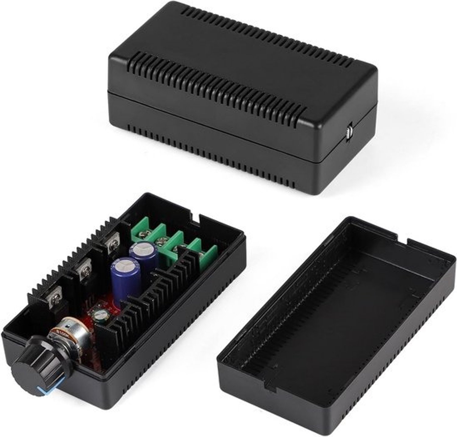 DC-motortoerentalregelaar 9-50V 40A PWM - met behuizing
