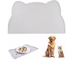 MAEXUS Cat Feeder Mat, Dog Feeding Mat, Cat Feeding Mat, Pet Feeding Mat, Non-Slip Silicone Mat, Waterproof, Easy to - ShopVlot