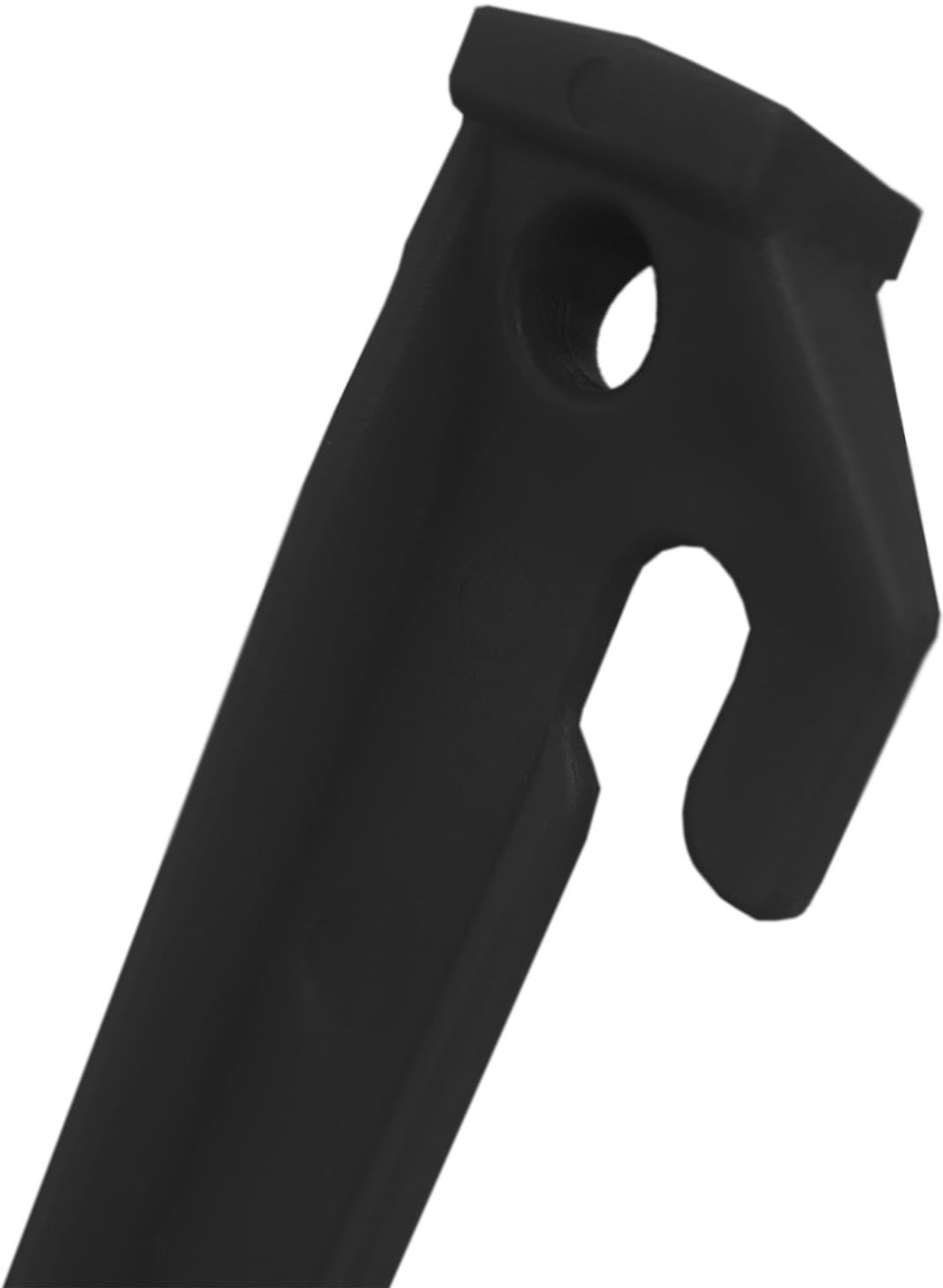 24 stuks 230 mm kunststof tentharingen, tuinlandschap haringen, luifelstok, camping caravanset (zwart)