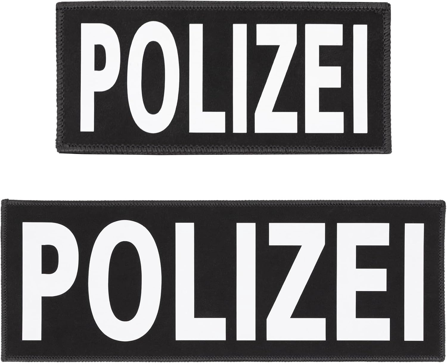 Reflecterende Patches met Achterpaneel en Haakgesp, Afneembare Patches voor Servicevesten voor Volwassenen en Honden, 2 Stuks voor Veiligheid en Identificatie