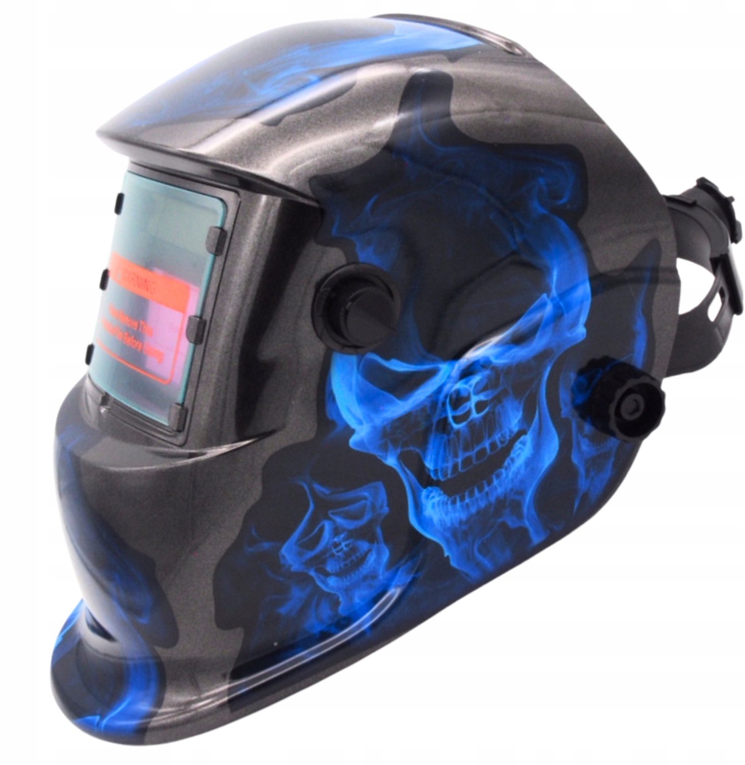 Automatische Lashelm Blauw Schedel met Filter