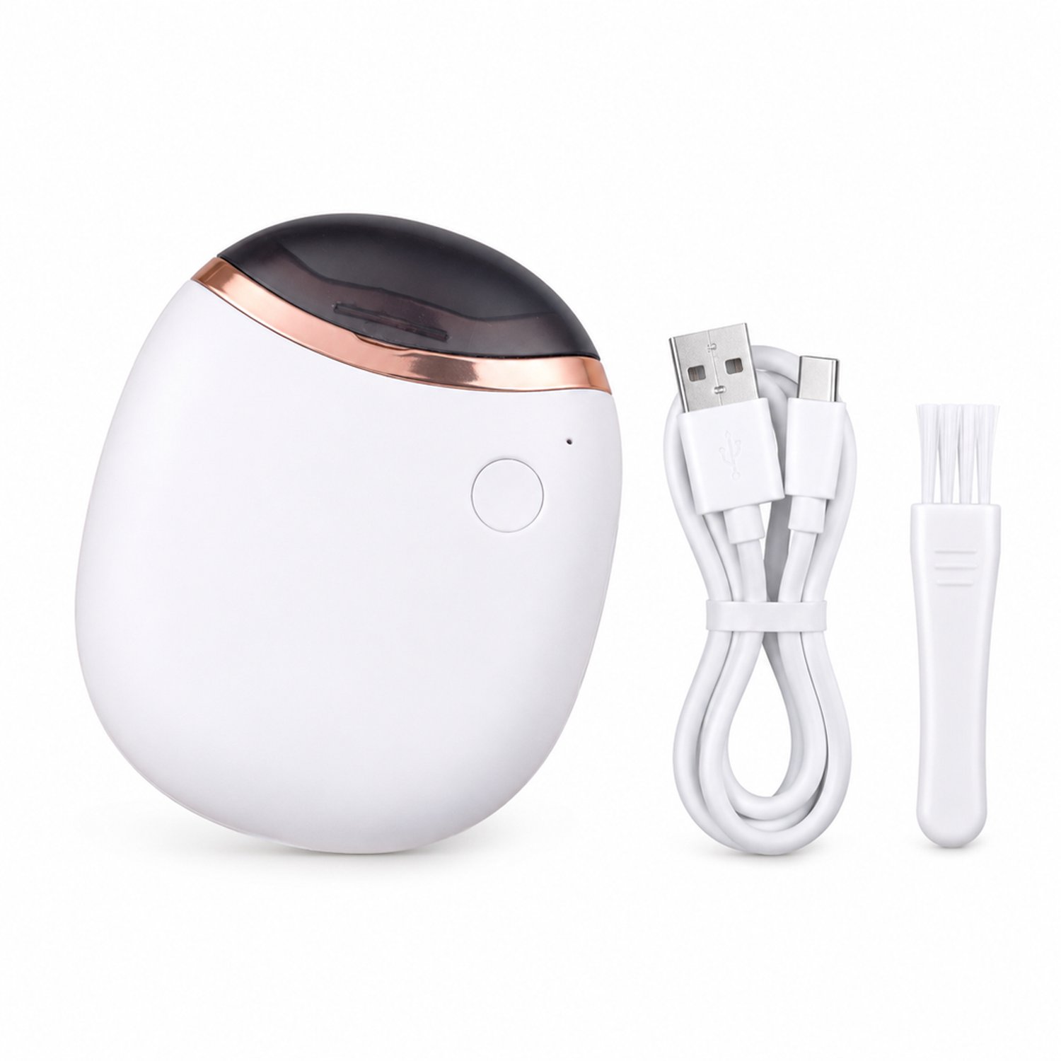 Elektrische nagelknipper - 3 snelheden - USB-oplaadbaar met lithiumbatterij - voor thuisgebruik - met apparaat, USB-kabel en borstel
