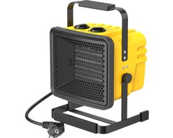 Keramische Ventilatorkachel 2000 Watt - Geel - Elektrisch - Vloermontage - Voor Binnenruimtes -…