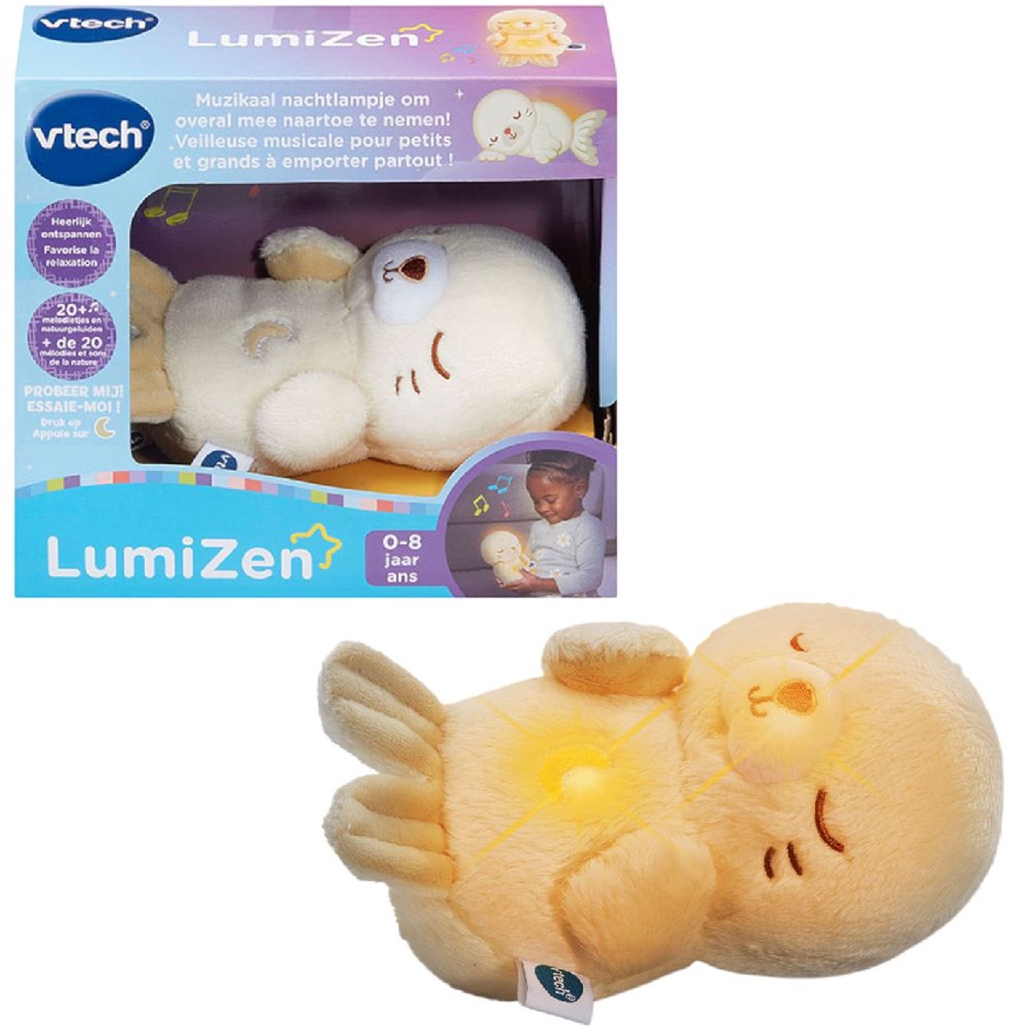 LumiZen - Knuffel zeehond - nachtlampje van VTech in Meerkleurig – productfoto