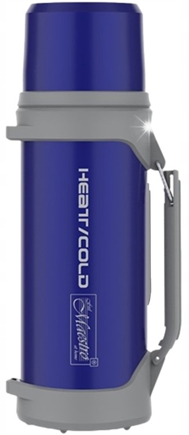 Maestro Thermos 1.2L Blauw - Roestvrij Staal