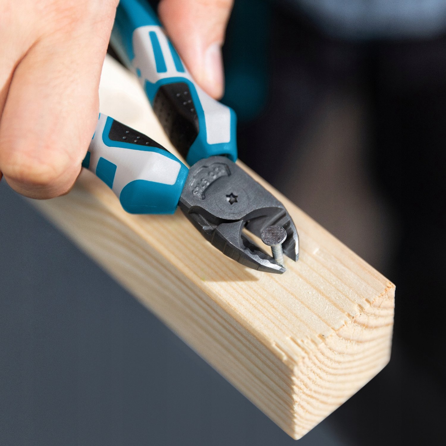 Zijsnijtang 130mm, 3-componenten handgrepen, voor koper & aluminium