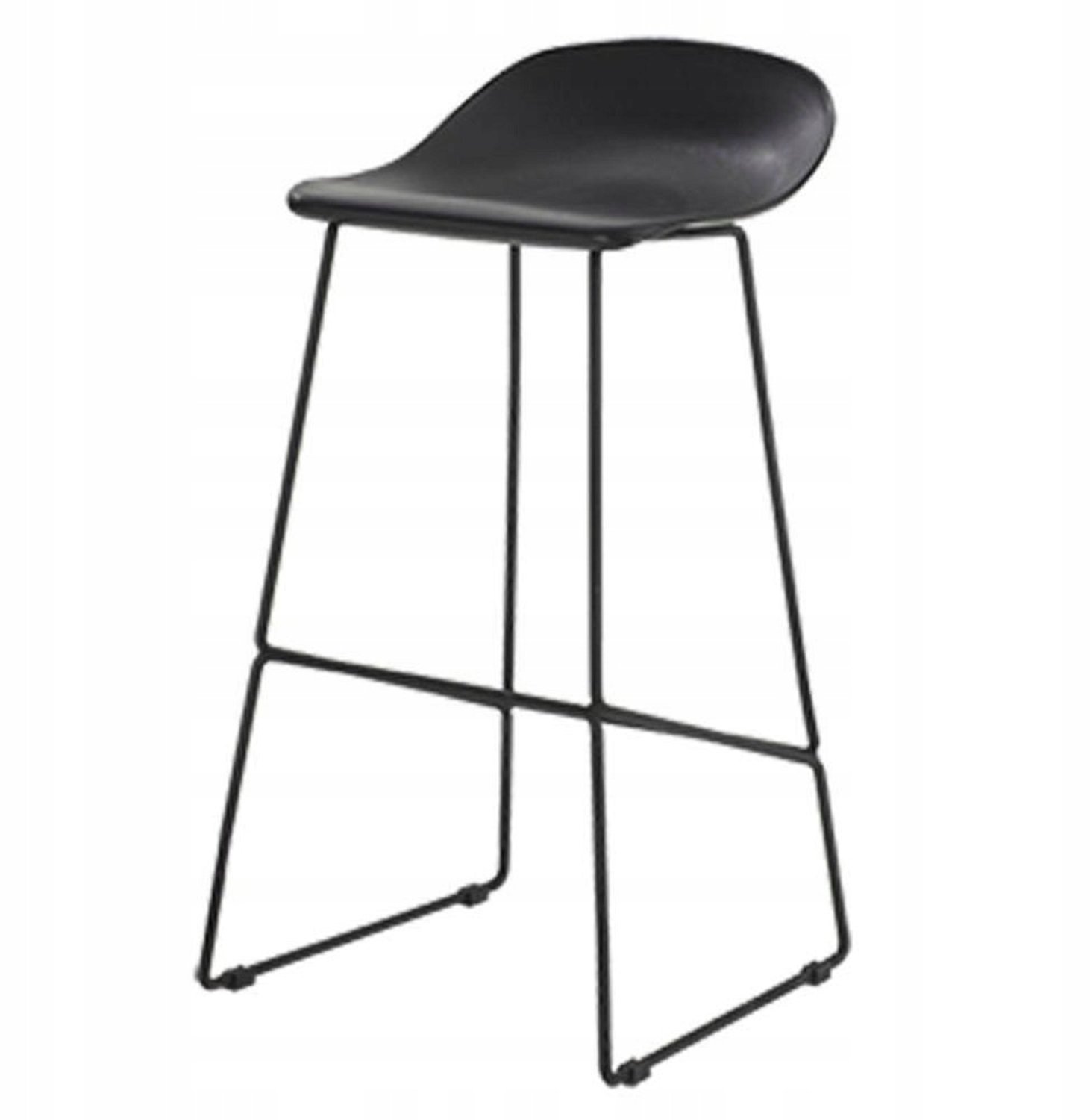 DOT BAR LOW Hocker 66 cm - Zwart, Modern Design