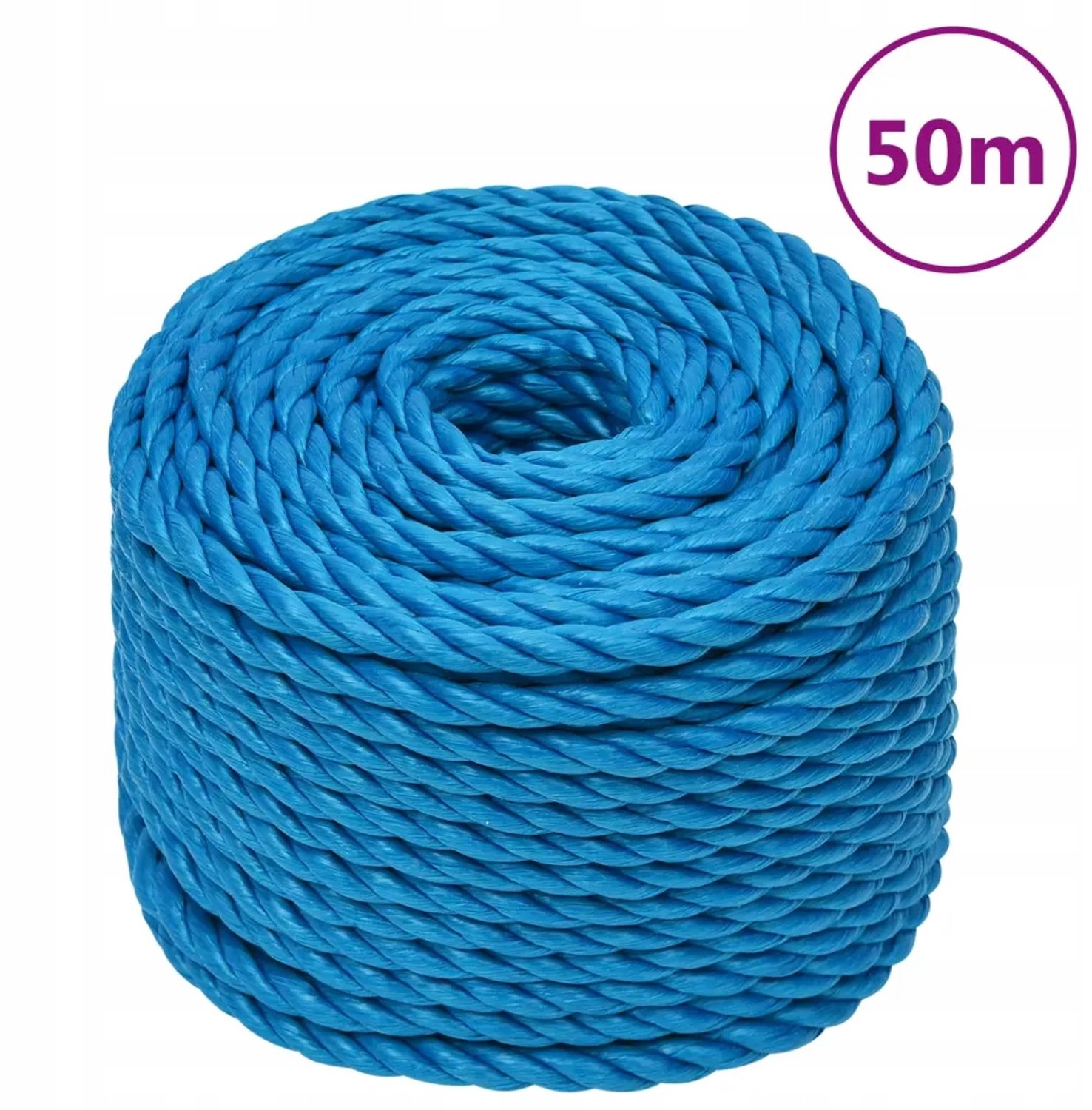 Blauw PP Touw 14mm x 50m - UV-bestendig & Waterdicht