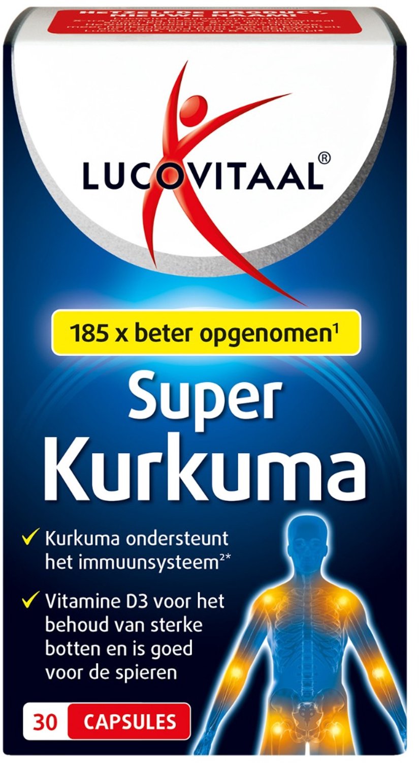 Lucovitaal Kurkuma X-tra Krachtig 30 capsules