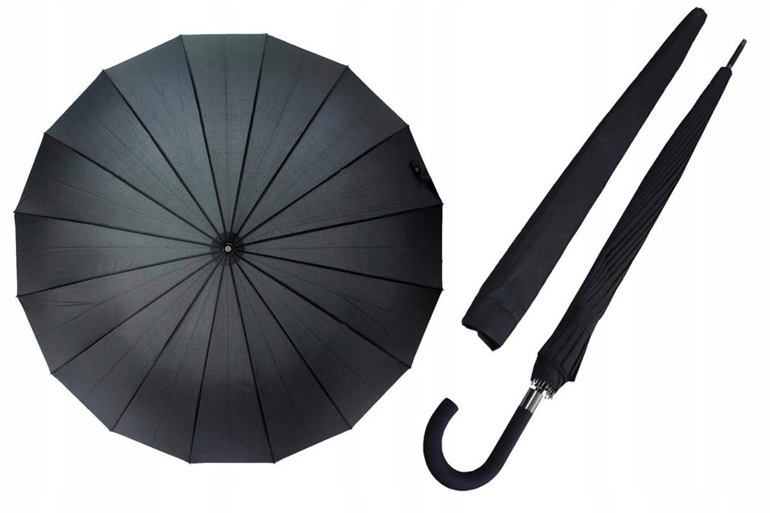 Tiross Lange Paraplu met 16 Spaken, Automatisch Openen, 120cm Diameter