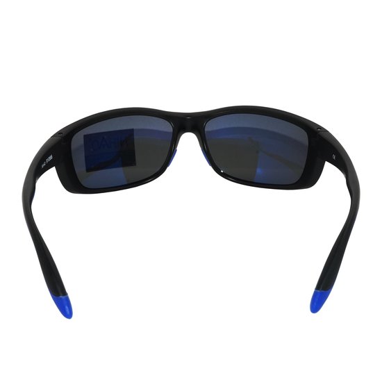 WK Premium Sportieve Zonnebril – TR90 Ultralicht Frame met Zachte Rubberen Neus- & Oorpads – Gepolariseerde UV400 Lenzen -ideale metgezel bij autorijden, fietsen of dagelijks gebruik - Mat Zwart Montuur met Smoke TAC-lenzen — afbeelding 3