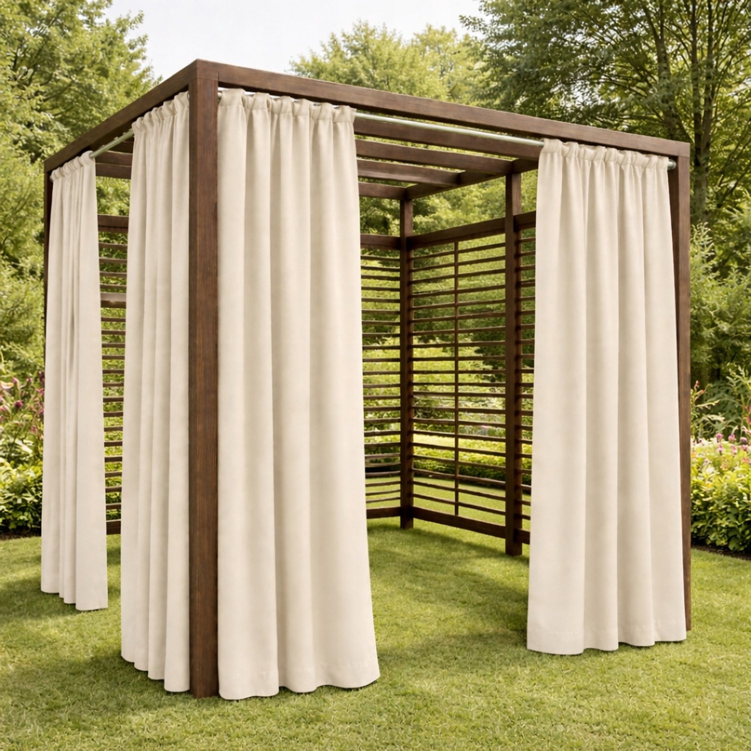 Waterdicht Tuindoek 155x200 cm - Balkon, Terras, Pergola - Beige