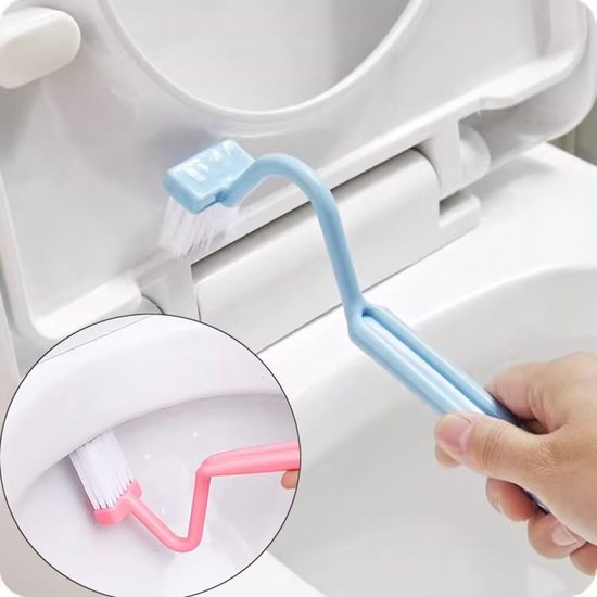 Efficiënte Tegelborstel voor het Schoonmaken van Randen, Toiletruimtes en Hoeken in Badkamer, Keuken en Douche — afbeelding 3