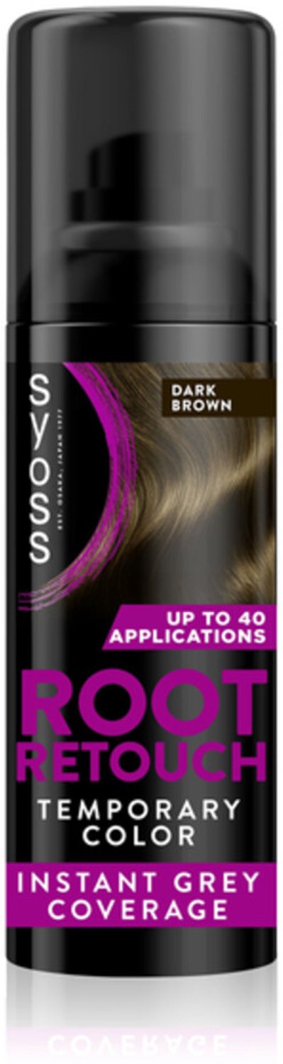 Syoss - Root Retoucher Dark Brown - 18 x 120 ml - Voordeelverpakking