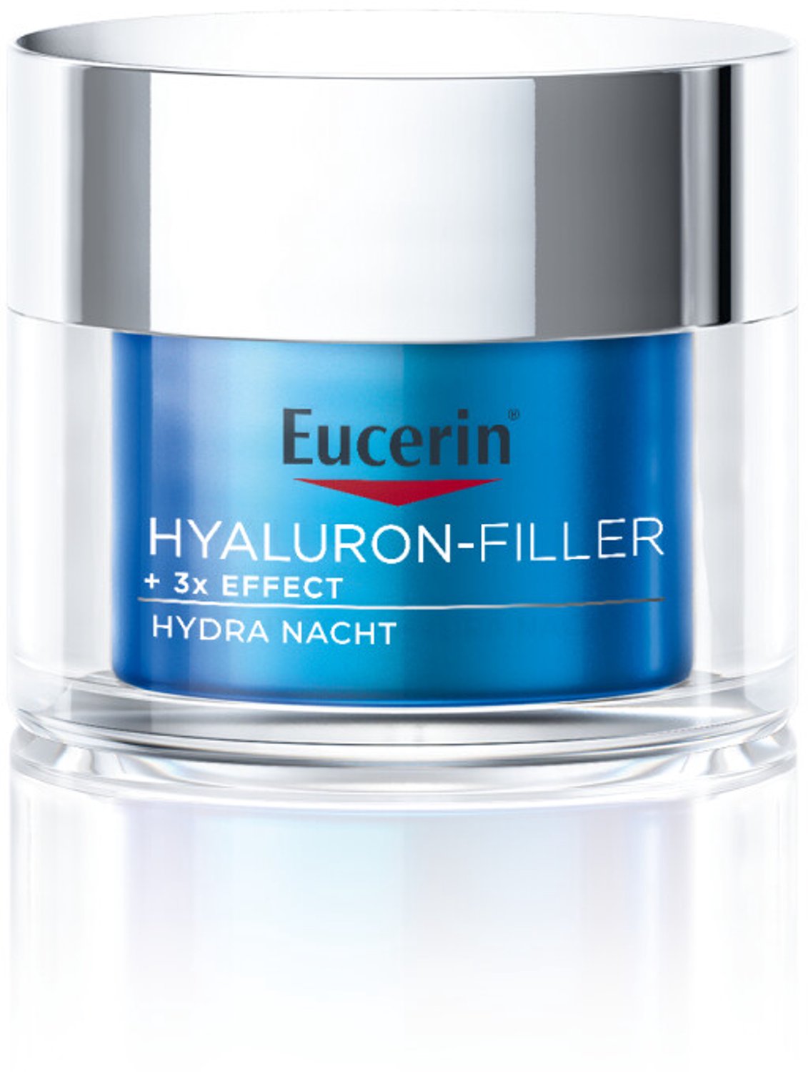 Eucerin - Hyaluron-Filler + 3x Effect Hydratatie Booster Nacht Gel Crème - 3 x 1 stuk - Voordeelverpakking