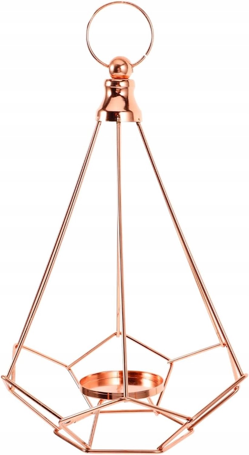 Geometrische Metalen Kandelaar voor Tealights - Stijlvolle Tafeldecoratie
