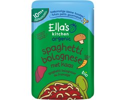 Ella's Kitchen Biologisch Maaltijdzakje 10+m Spaghetti Bolognese + Kaas 190 gr