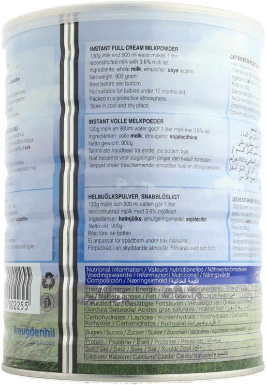 Two Cows Instant Melkpoeder 900 gr — afbeelding 2