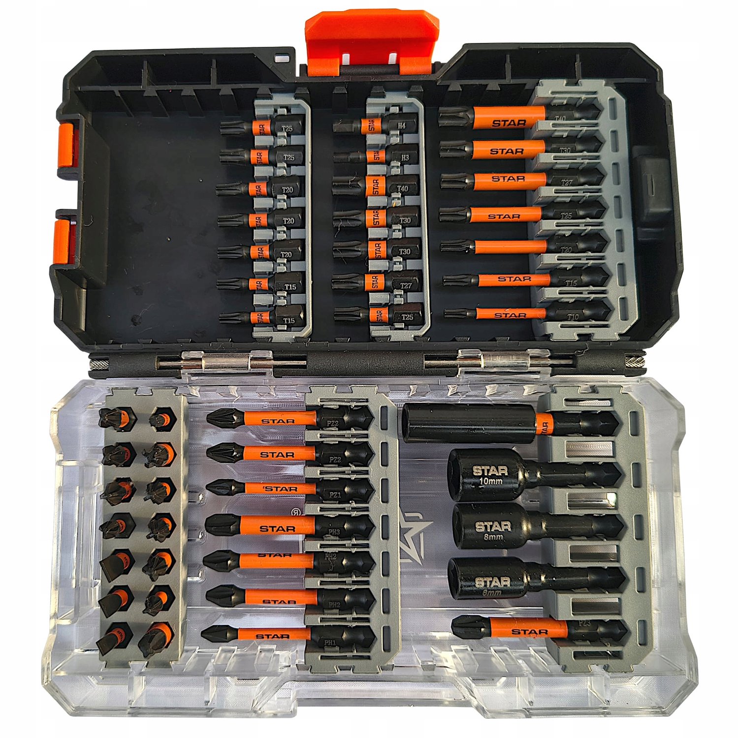 STAR 47-delige Bitset 1/4" met Robuuste Koffer