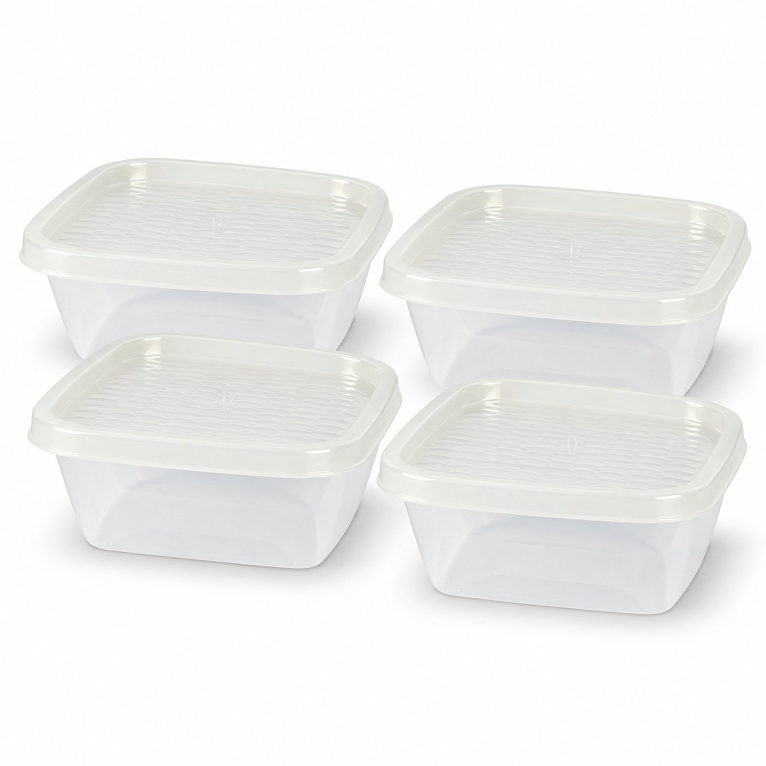 Vershoudbakjes met Deksel - 4 x 0,75 Liter - BPA-vrij
