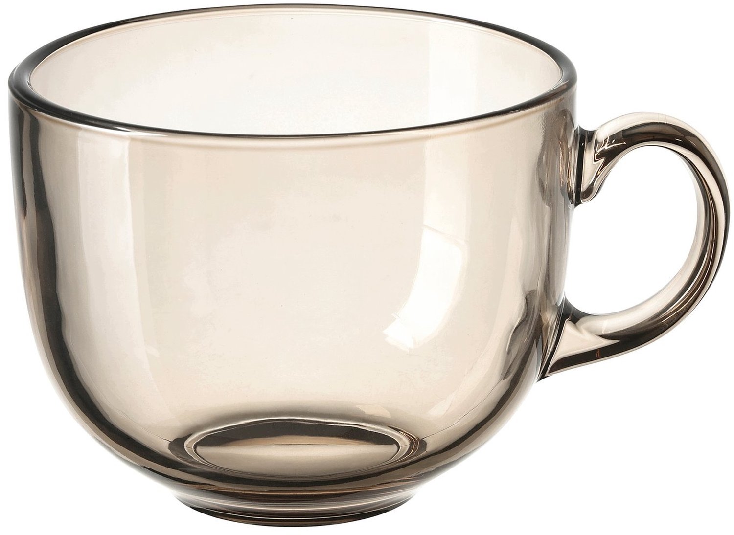 HÖSTAGILLE Mok van Gehard Glas - 50 cl, Lichtbruin