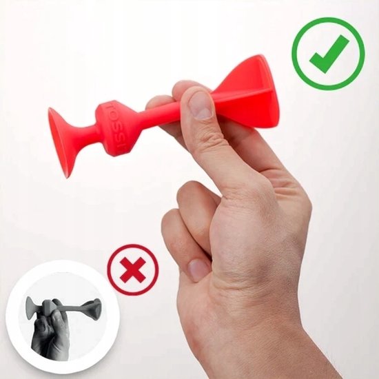 Tossit MEGA DART Kokos: Extra Grote Zuignap Rupsel voor Plezier — afbeelding 4