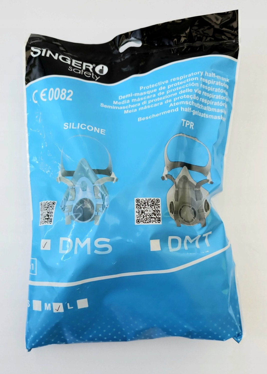 Singer DMS200 Siliconen Verfmasker - Zacht en Comfortabel