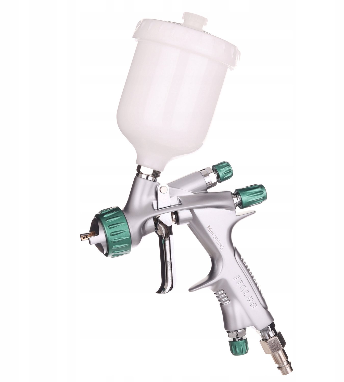 Merkloos HVLP Mini Spuitpistool 0.8mm - Precisie voor Details