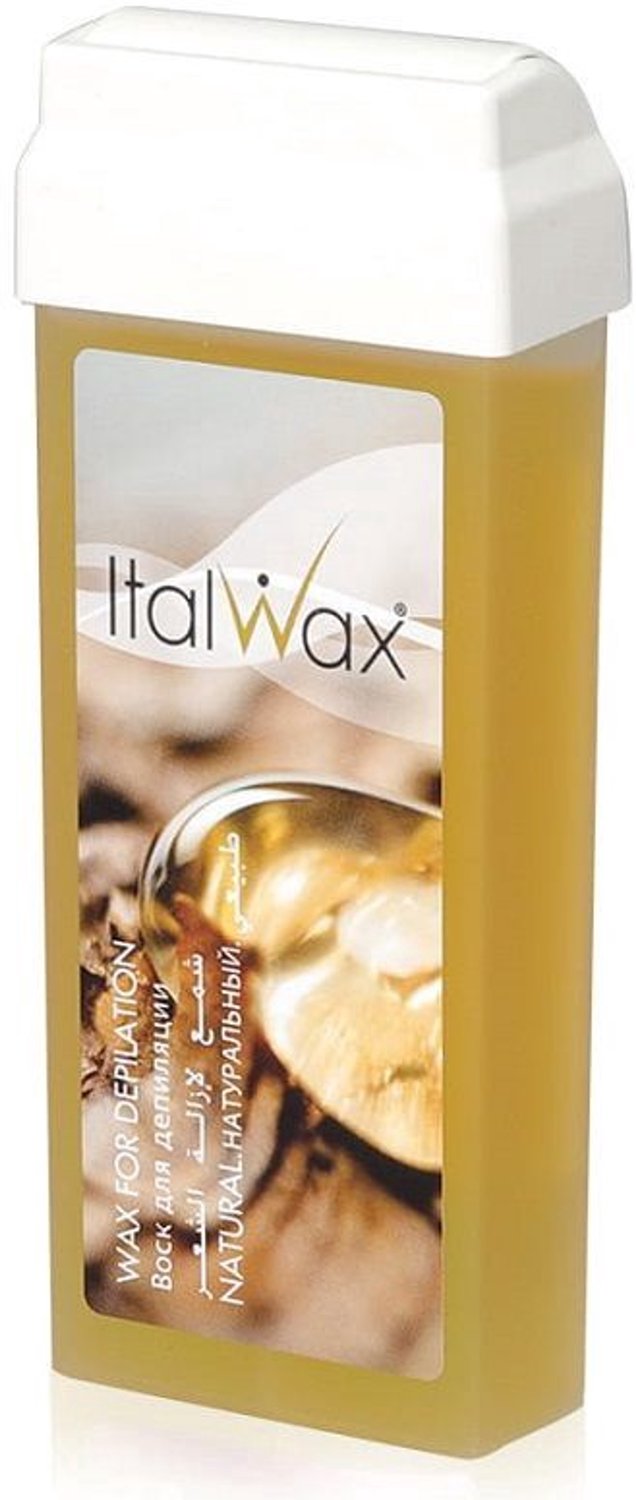 ItalWax Cartridge Wax Voor Ontharing Natuurlijk 100 ml - Transparante Hars - Gevoelige En Allergiegevoelige Huid