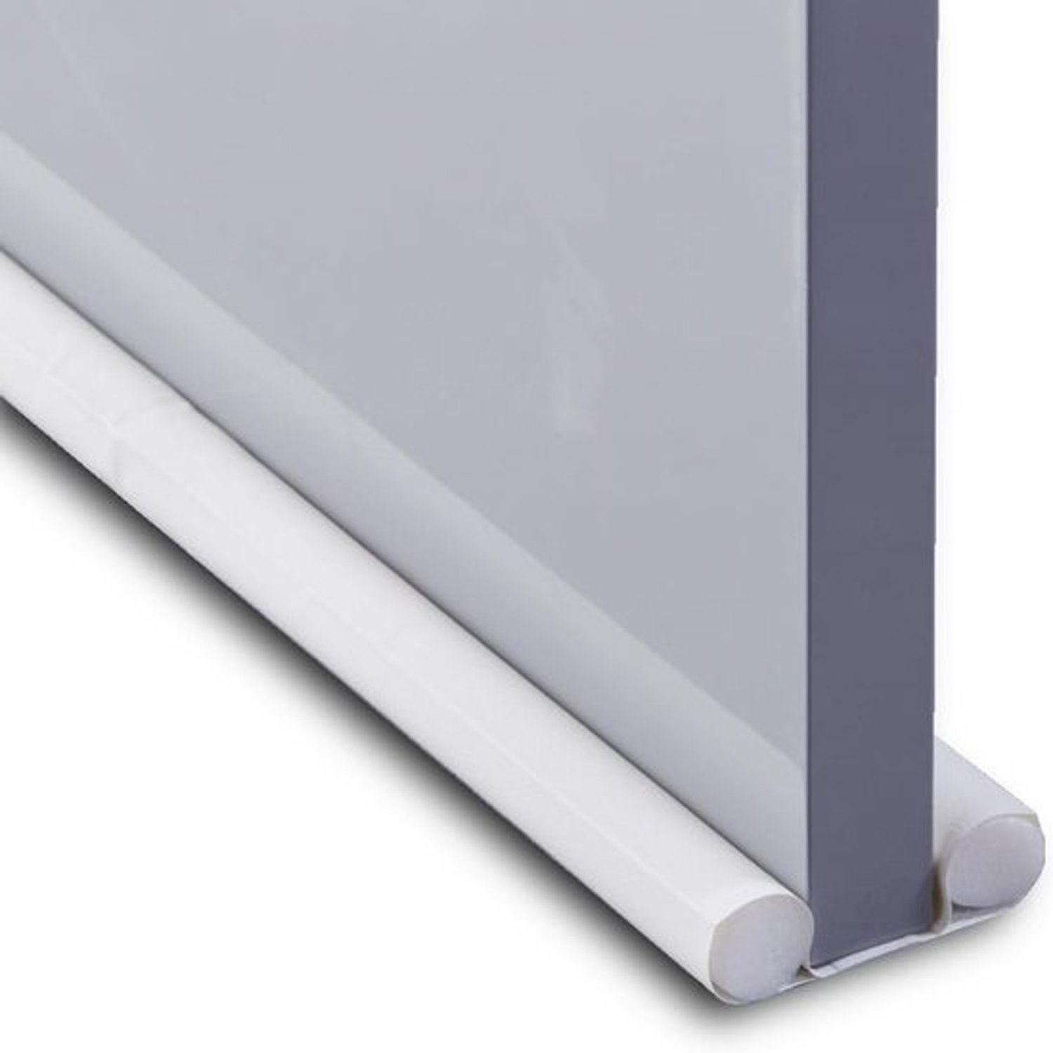 Tochtstopper - voor deuren - Dubbele afdichting - Energie besparen - Op maat te snijden - 95 x 10 x 3 cm