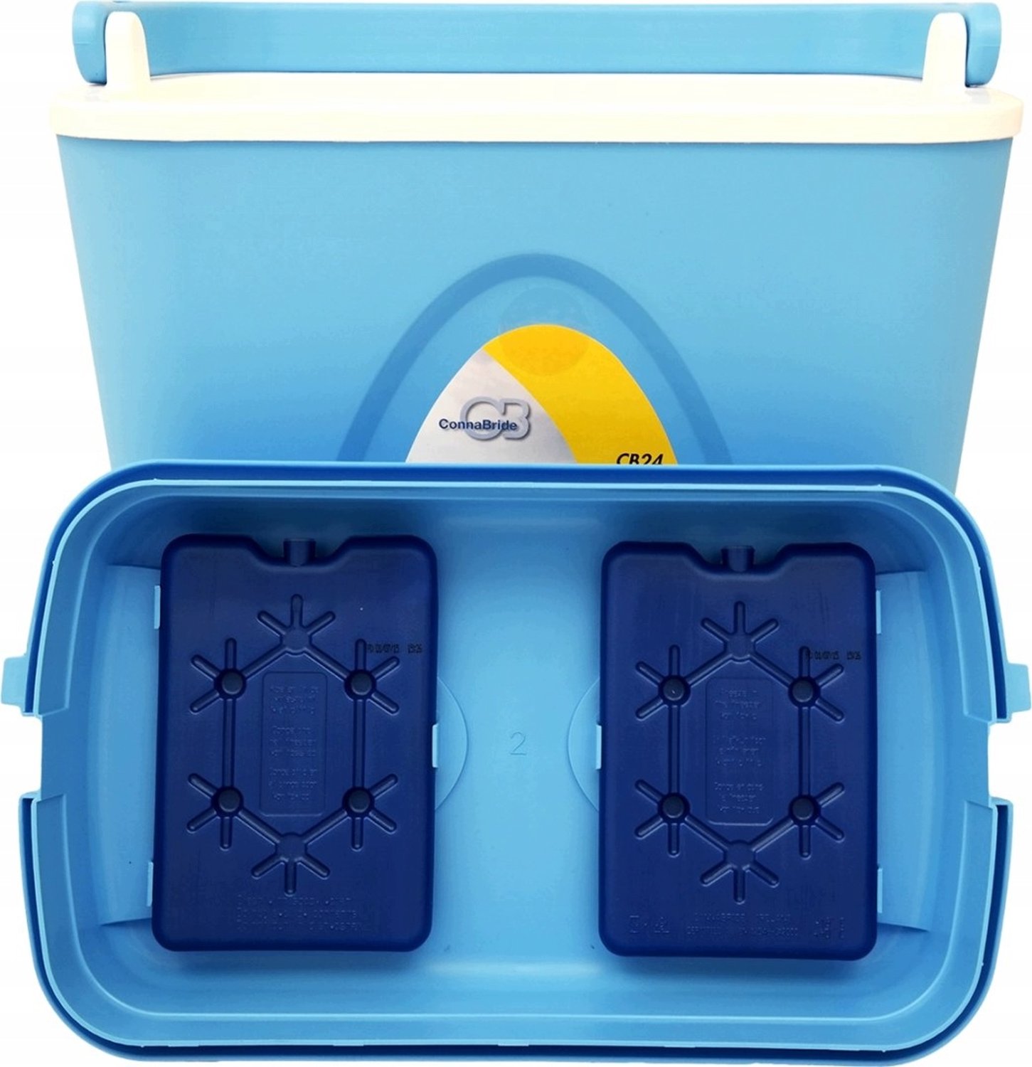 Passieve Koelbox 24L met 2 Koelelementen - Ideaal voor Reizen