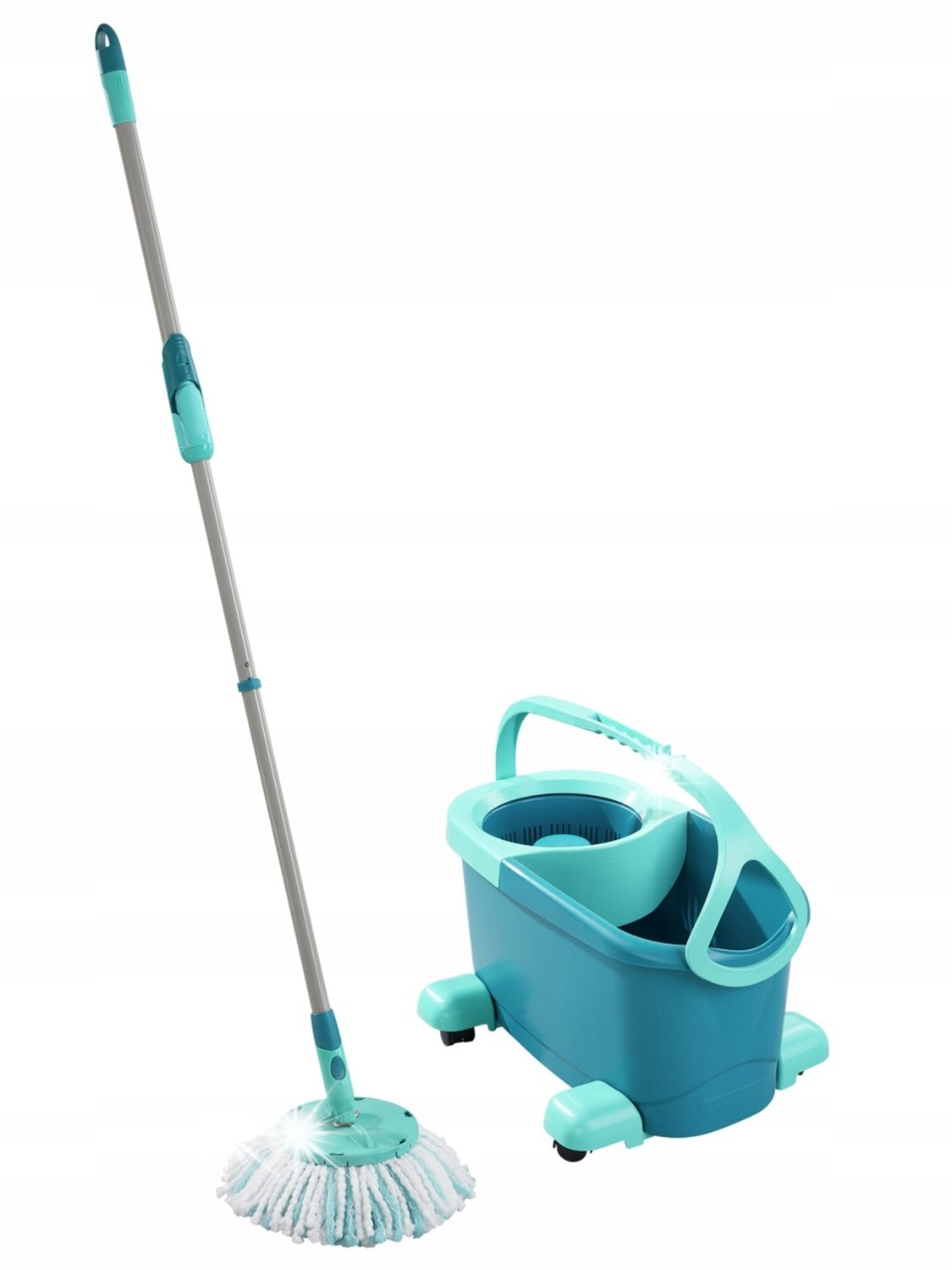 Leifheit Clean Twist Ergo Mop Set met Emmer en Wielen