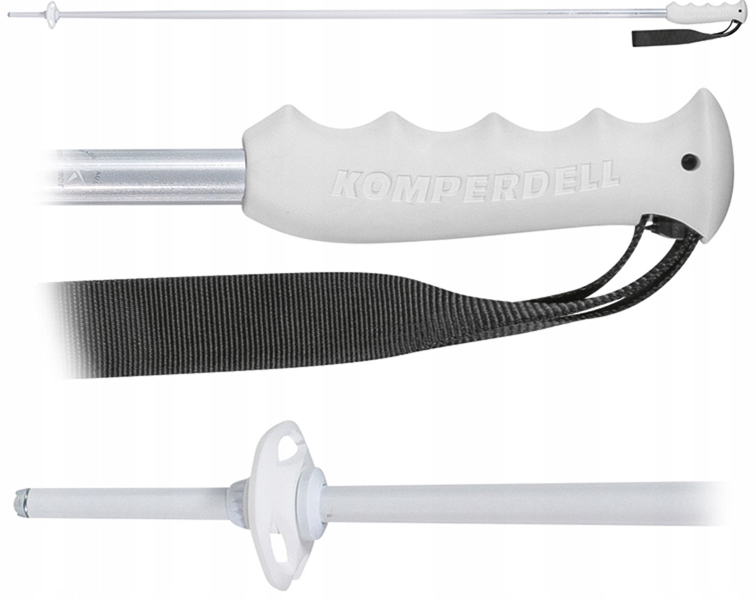 Merkloze Aluminium Ski Stoks 120cm - Lichtgewicht en Ergonomisch