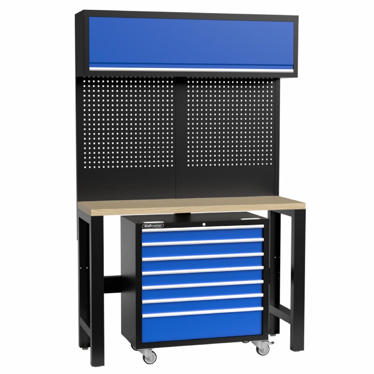 Kraftmeister Standard werkbank met wandkast en gereedschapswagen multi
