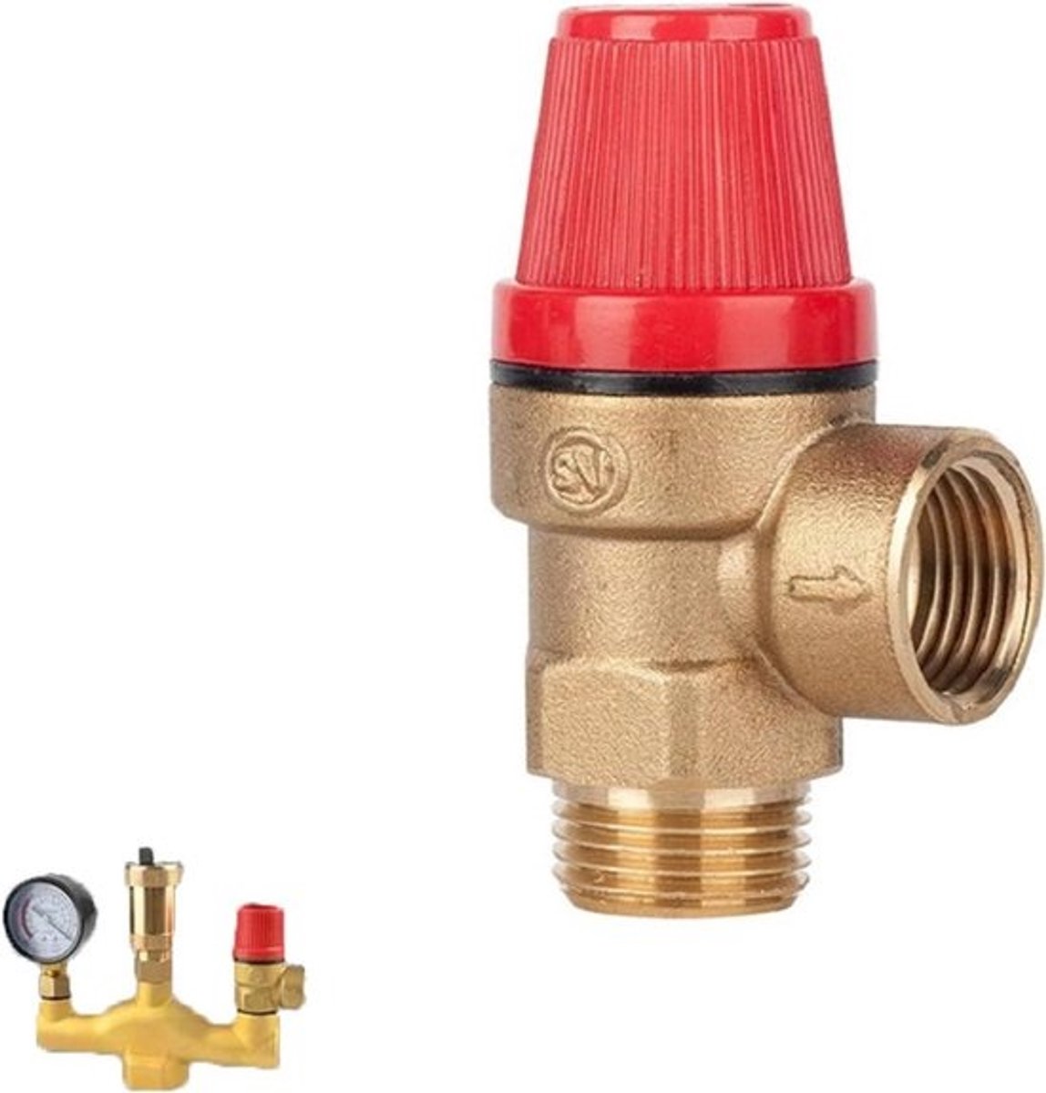 Veiligheidsventiel voor water- en oliesystemen - 1/2 inch - 3 bar - Betrouwbaar en veilig ontwerp