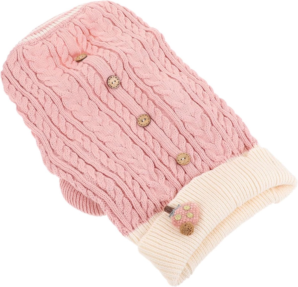 1stuk Honden Turtleneck Trui Warm Dierenkostuum Voor Winter Verstelbare Comfortabele Pet Sweater Geschikt Voor Puppy Honden Voor Feestdagen Koude Dagen