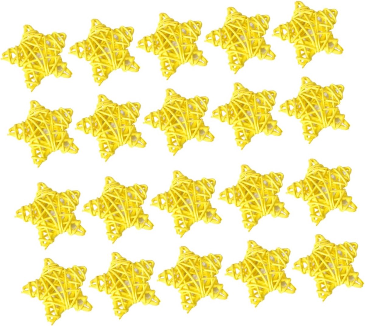 20 Stuks Natuurlijke Rotan Decoratie Hangende Decoratieve voor Feest Klaslokaal Huis Veilige Duurzame Handgemaakte Ornamenten