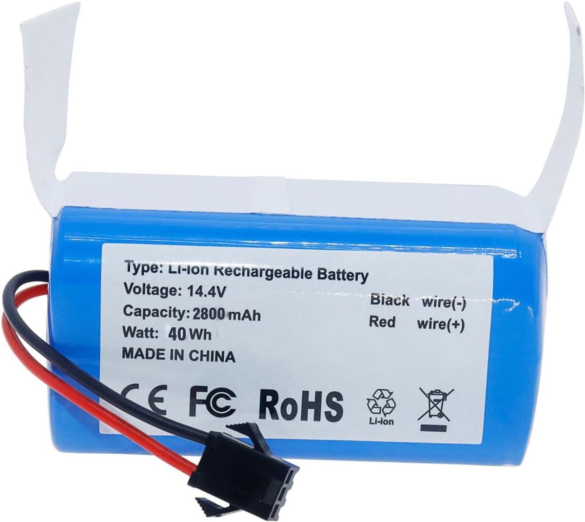850T Batterij Vervanging voor Proscenic 850T 850P, Neatsvor X500 X520 X600, Ultenic D5 D5S, Ultenic D5S Pro, BAGOTTE BG600 BG700 BG750, OKP Life K3P K4 K5 K7 Robot Stofzuiger (14.00 4V 2800mAh)
