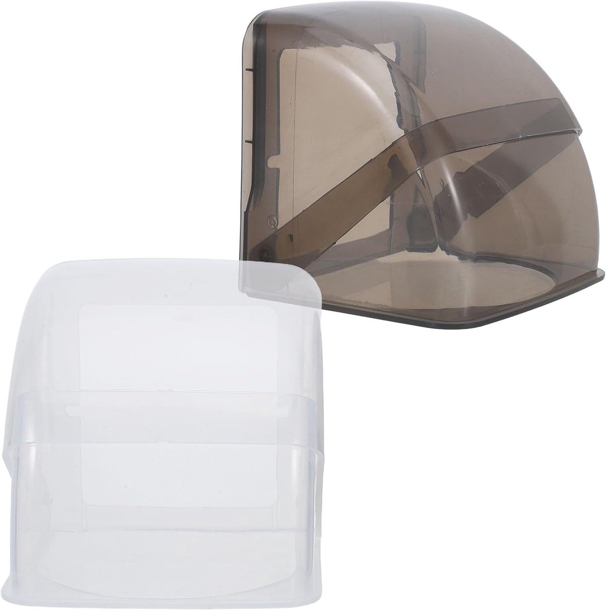 2 Stuks Waterdichte Type Stopcontactafdekking Transparante Buitenbox Regenbestendige Kunststof Socket Cover voor Keuken Badkamer Tuin Spatwaterdichte Bescherming voor Buitengebruik