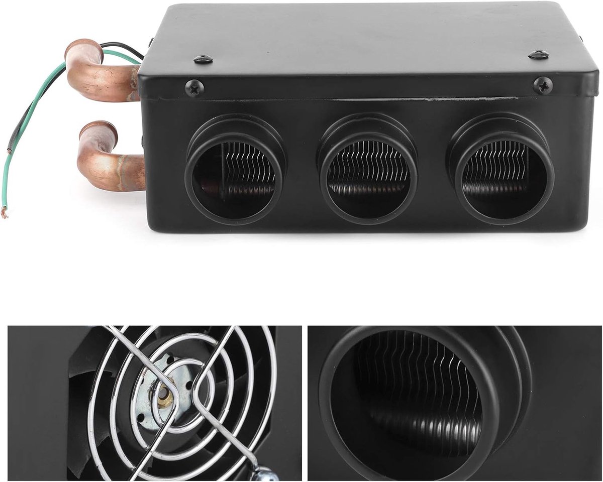 Autoverwarmer Draagbare Snelle Verwarming Auto Warmer Ontdooier Voorruitverluchting voor Auto's Vrachtwagens Alle Metalen Omhulsel Rood Koper Ijzer